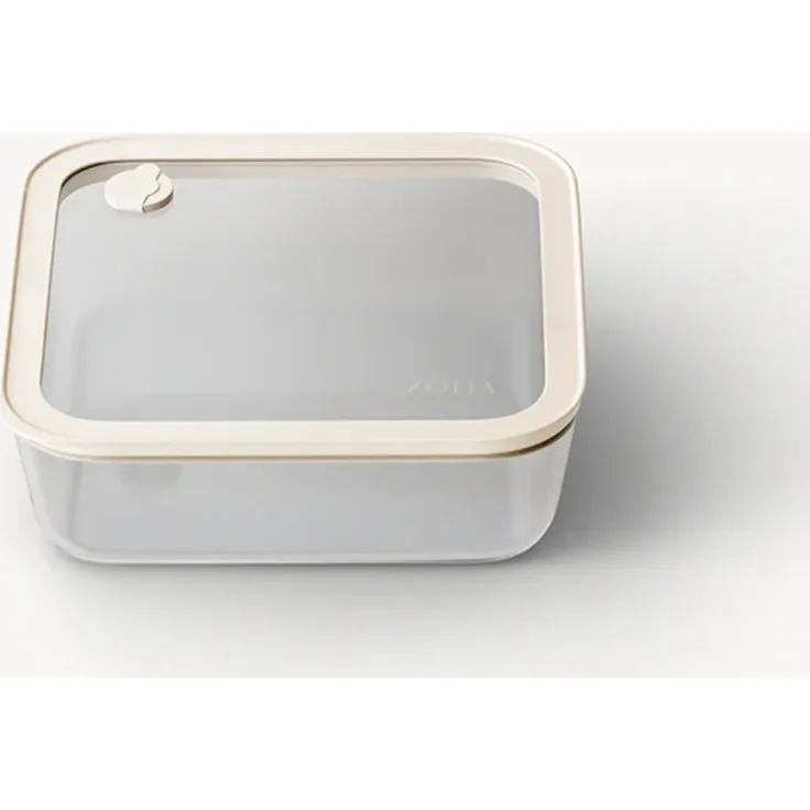 Frischhaltedosen aus hochwertigem Borosilikatglas mit Deckel, quadratisch - Luftdicht & stapelbar 1150 ml