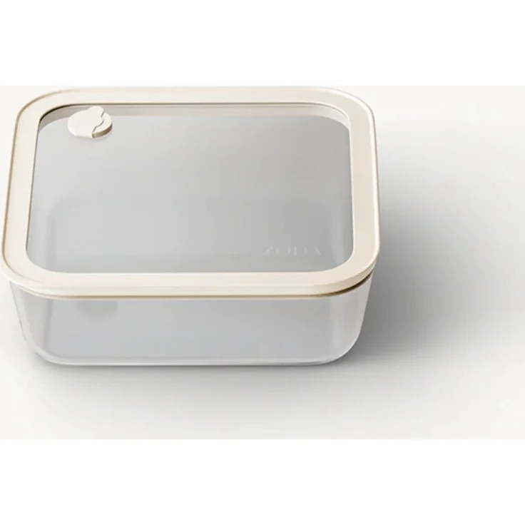 Frischhaltedosen aus hochwertigem Borosilikatglas mit Deckel, quadratisch - Luftdicht & stapelbar 1150 ml – Bild 1