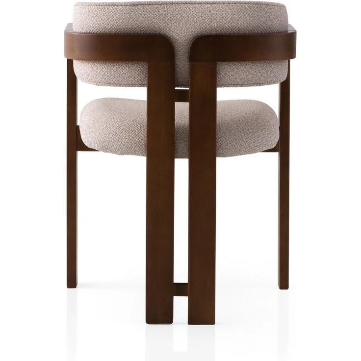 Skye Decor 'Cozy - 048' Stuhl, Walnuss / Creme, 57 x 76 x 44 cm – Bild 3