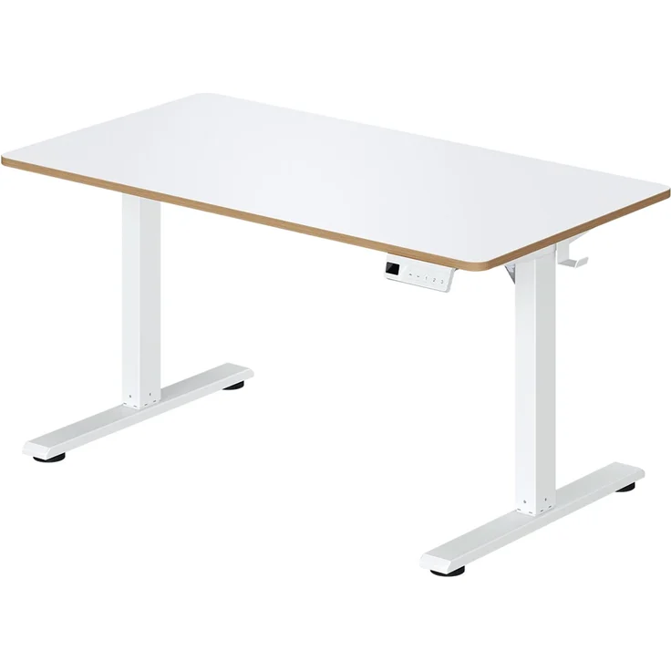 Bellabino 'Toro' Kinderschreibtisch 110x60 cm, elektrisch höhenverstellbar, weiß, Schreibtisch mit kindergesicherter Steuerung, LED-Höhenanzeige und 3 Speicherhöhen, Jugendschreibtisch mit Rucksackhaken, ab 6 Jahren – Bild 11