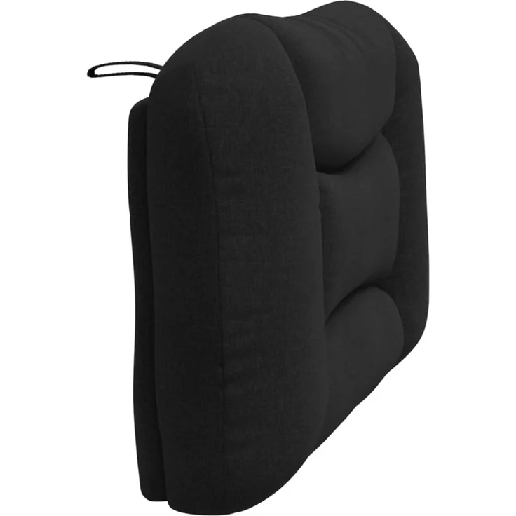 vidaXL Kopfteil-Kissen Schwarz 100 cm Stoff 374551 – Bild 5