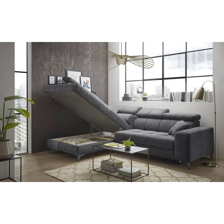 Ecksofa mit elektronischer Wallaway-Funktion | USB-Anschluss - Sydney – Bild 2