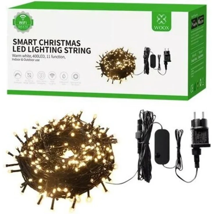 Woox Lichterkette innen/außen SMART 400LED 40m – Bild 2