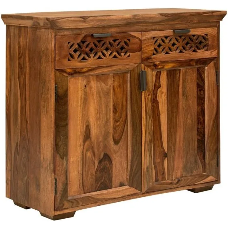 Kommode Mira 90x90x45 aus indischem Sheesham-Massivholz