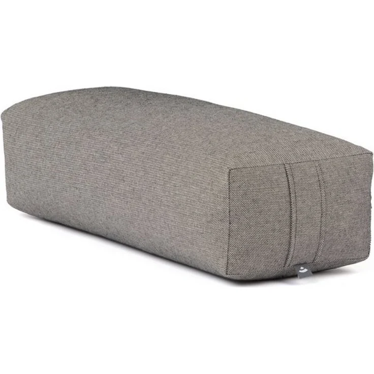 bodhi Yoga Bolster SALAMBA Yoga Bolster CLASSIC dobby schwarz, Kapok – Bild 4
