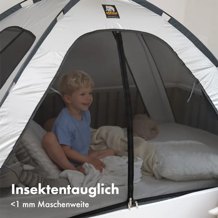 Deryan Moskitoschutzzelt Junior 200 cm Polyester silber – Bild 7