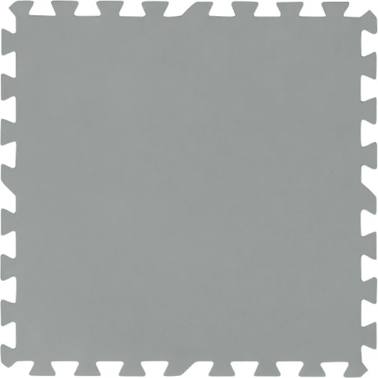 Bestway | Flowclear Pool-Bodenschutzfliesen XL-Pack | 18 Stück á 50 x 50 cm | Grau | ideal um Schutz des Poolbodens und des Rasens