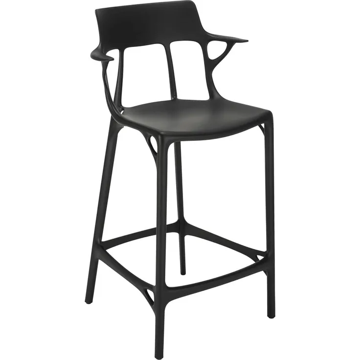 2er Set A.I. Barhocker schwarz