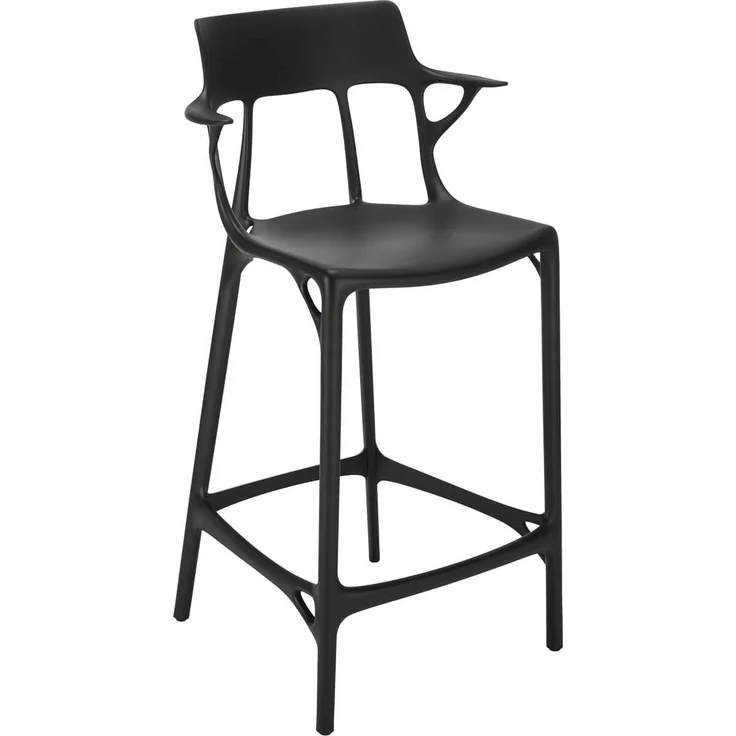 2er Set A.I. Barhocker schwarz – Bild 1