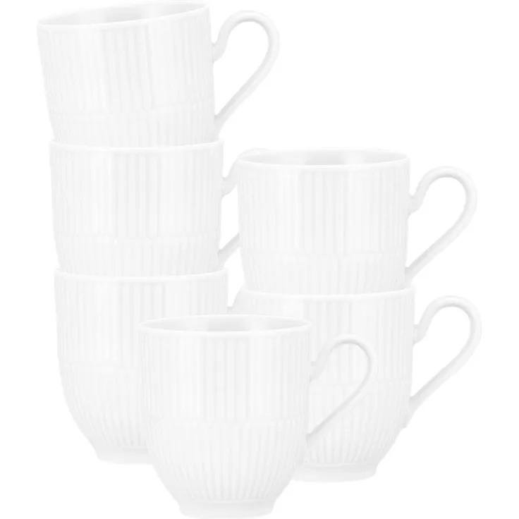 Seltmann Weiden Amina Henkelbecher 0,36 l 6er Set Weiß