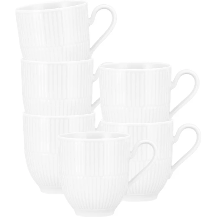 Seltmann Weiden Amina Henkelbecher 0,36 l 6er Set Weiß – Bild 1