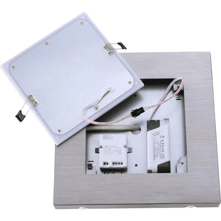 LED Deckenlampe, Aluminium, silber, warmweiß, L 30 cm – Bild 11