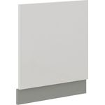 Frontblende Geschirrspüler integriert 60 cm Weiß Hochglanz Küche Bianca Grey
