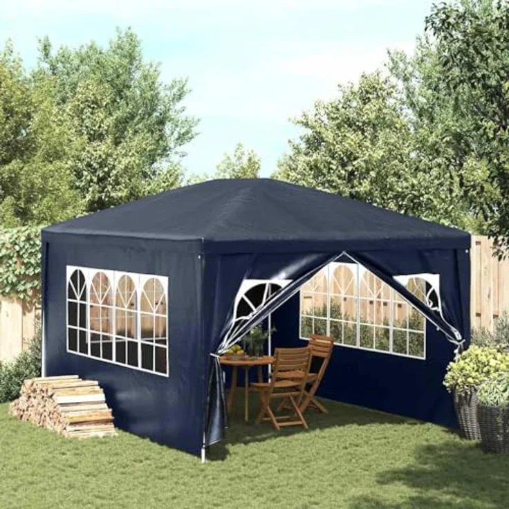 vidaXL Partyzelt 3x4 m Blau 90335 – Bild 3