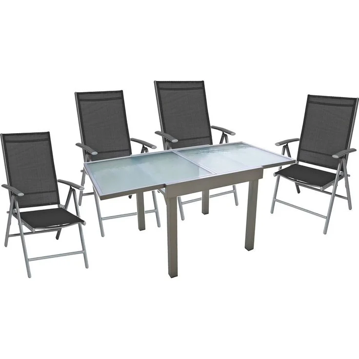 5tlg. Tischgruppe, Alu, LOLA – Bild 1