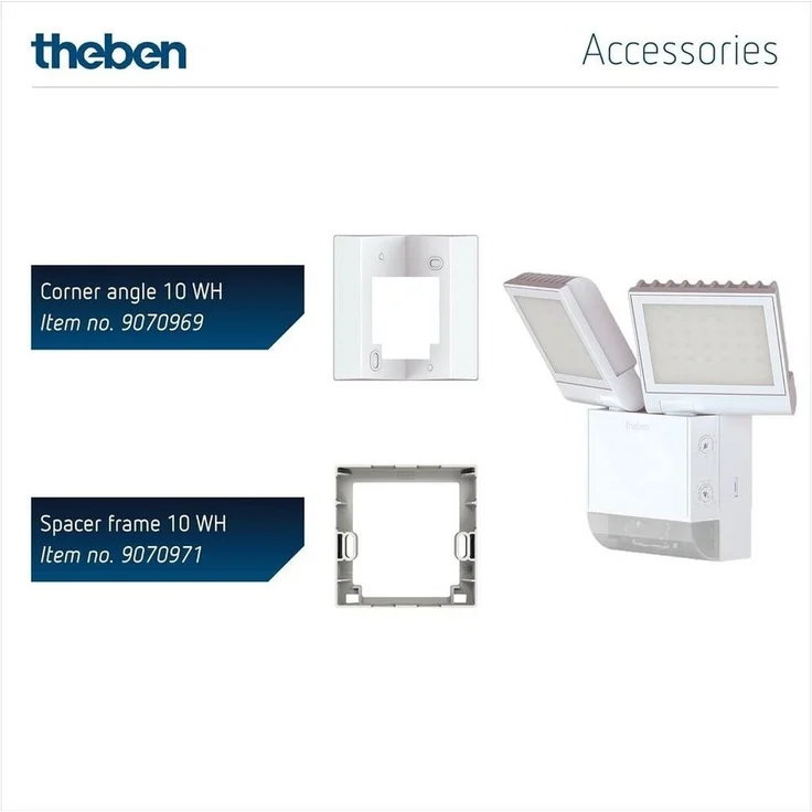 Theben LED-Strahler 17 Watt, ws theLeda S17-100 WH – Bild 2