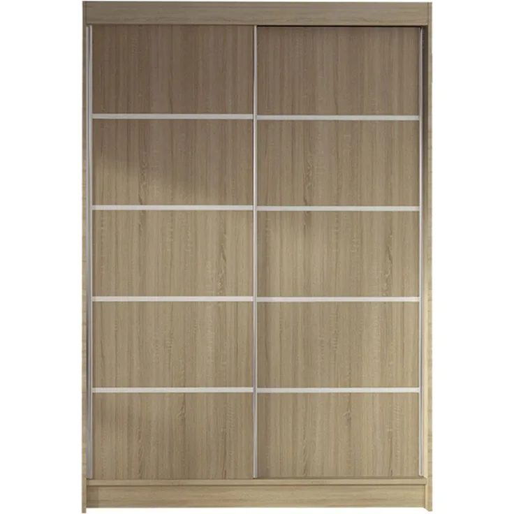 Kleiderschrank Lino IV, ohne Beleuchtung, Farbe: Sonoma Eiche