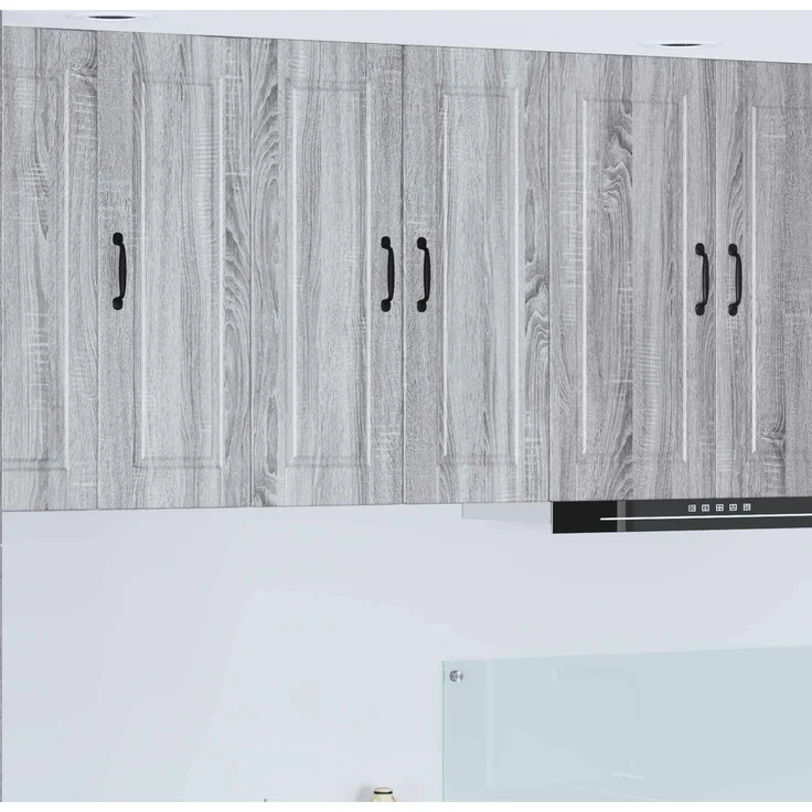 vidaXL Wandschrank PORTO Sonoma-Grau 60 x 31 x 80 cm Holzwerkstoff 885401 – Bild 1