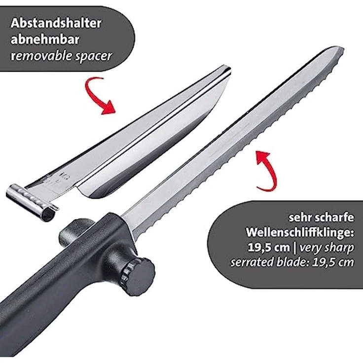 WESTMARK Allzweckmesser So Clever, mit scharfer Wellenschliffklinge und Abstandhalter – Bild 5