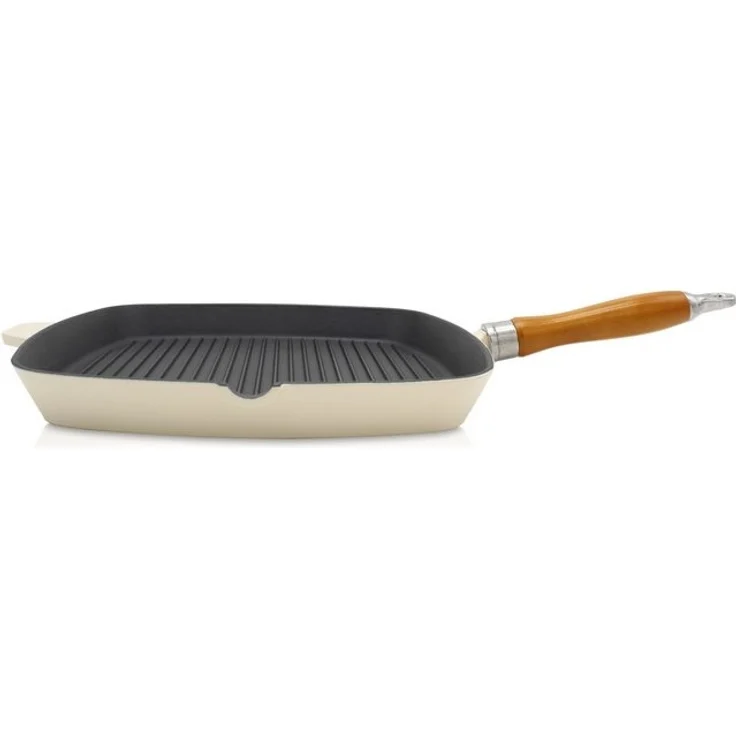 Krüger Steakpfanne Einsenguss Grill-/ Steakpfanne SAVANNA, 28 x 28cm, Gusseisen (1-tlg), für Induktions-Kochfelder geeignet – Bild 4