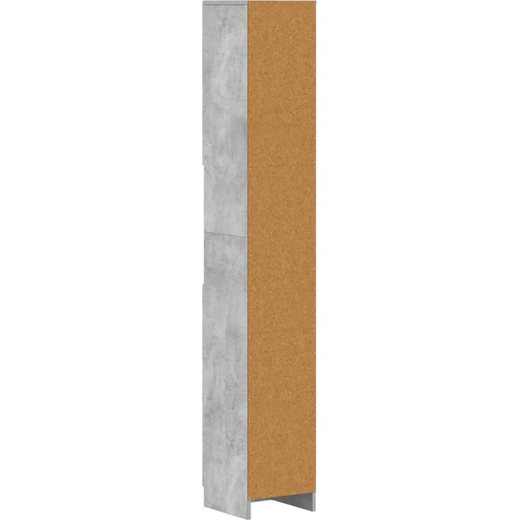 vidaXL Badezimmerschrank mit offenem Regal UTRECHT Betongrau 897698 – Bild 5