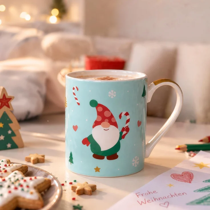 Kinder Tasse Becher 20cl Geschenk Weihnachten Sheepworld WICHTEL 51249 – Bild 6