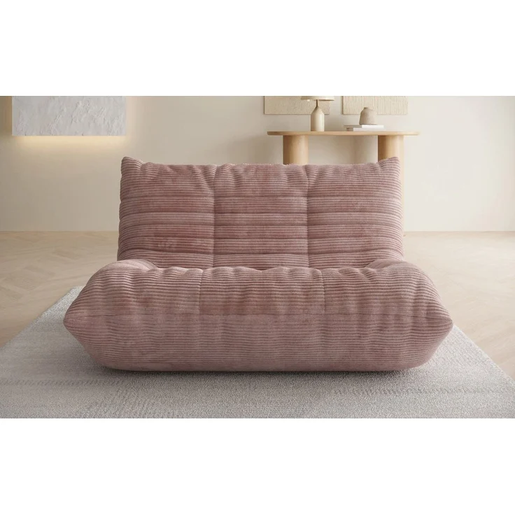 Luxusbetten24 Sofa Designer 2 Sitzer Sofa Calmo, in weichem Cord – Bild 3