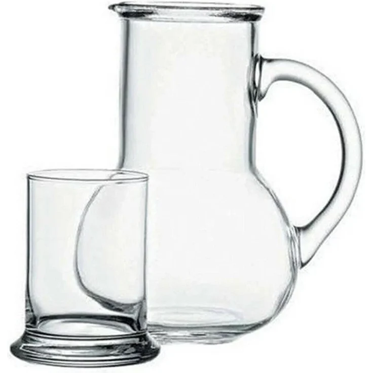 Hermia Concept 'PB-98328' Glasflasche, Transparent, 7,8 x 7,8 x 18,6 cm, 1000 ml – Bild 3