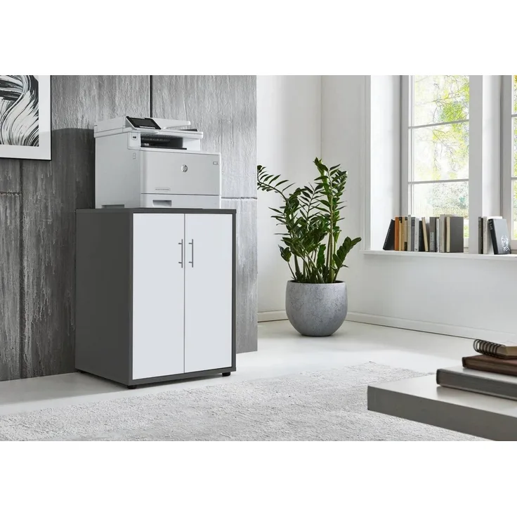 BMG Möbel Aktenschrank Druckerschrank Office Edition (geeignet für 3D Drucker und Office Drucker) Höhe 74 cm, optimale Ergänzung zu Schreibtischen