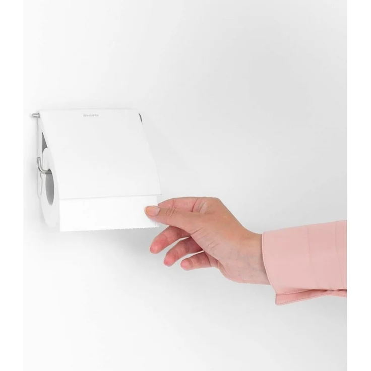 Brabantia Toilettenpapierhalter Classic White, korrosionsbeständig – Bild 3