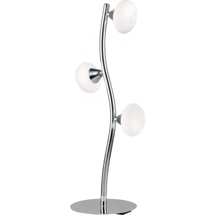 LED-Tischleuchte JUPITER LED 3W, 540lm, 3200k Chrom/Opalglas