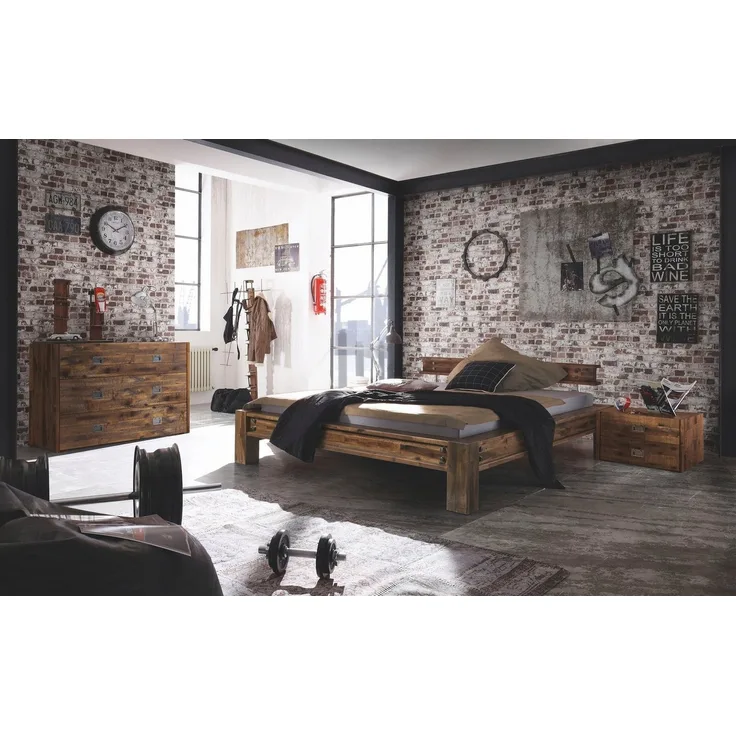 Hasena pronto - Wood San Luca Massivholzbett 140x200