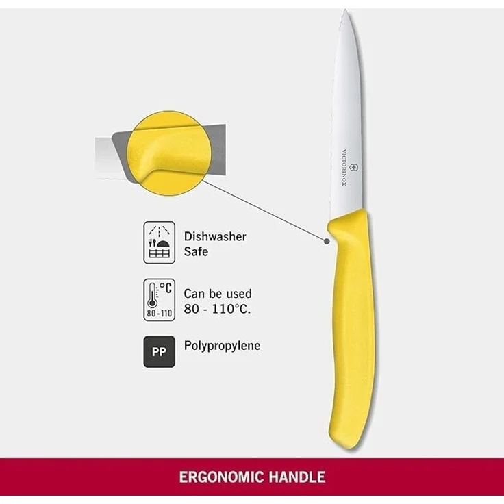 Victorinox | Swiss Classic Gemüsemesser Set | Weiß | 5-teilig | 10 cm Klinge | präziser Schnitt | perfektioniert für Küche und Alltag – Bild 2