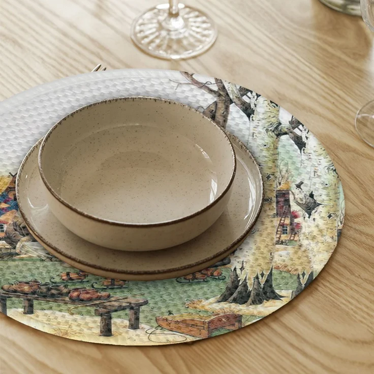 Hermia Concept '2863Supla' Tischset, Mehrfarbig, Ø 37 cm – Bild 2