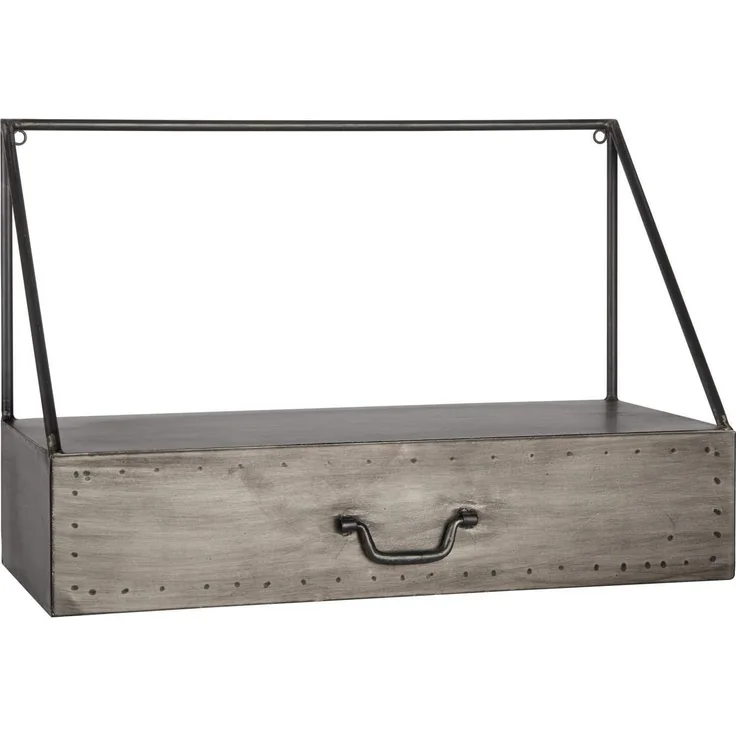 Ib Laursen - Regal 3177-25 Wandregal Ablage Metall Retro Factory Industrial