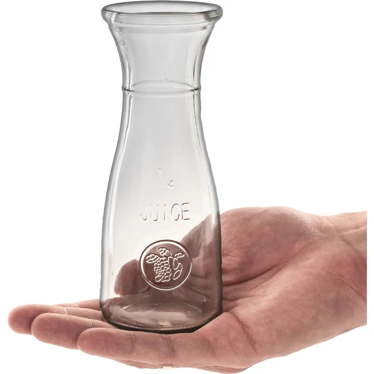 KADAX Glas-Wasserkaraffe, Glaskrug, 250 ml, Limonaden-Getränkeset, 2-tlg – Bild 4