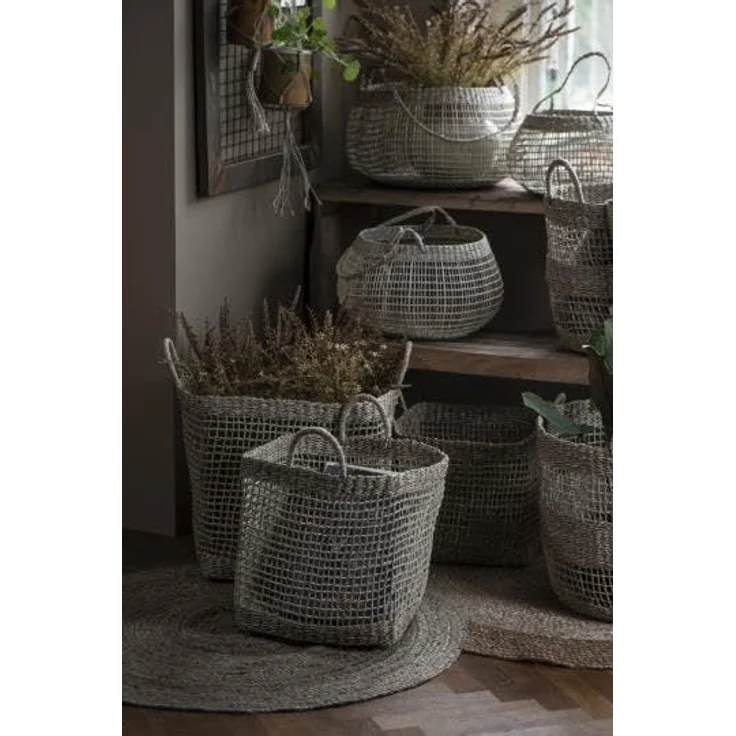 Ib Laursen - Teppich Läufer Wohnraum Rund D 90cm Jute Natur 65012-30 – Bild 5