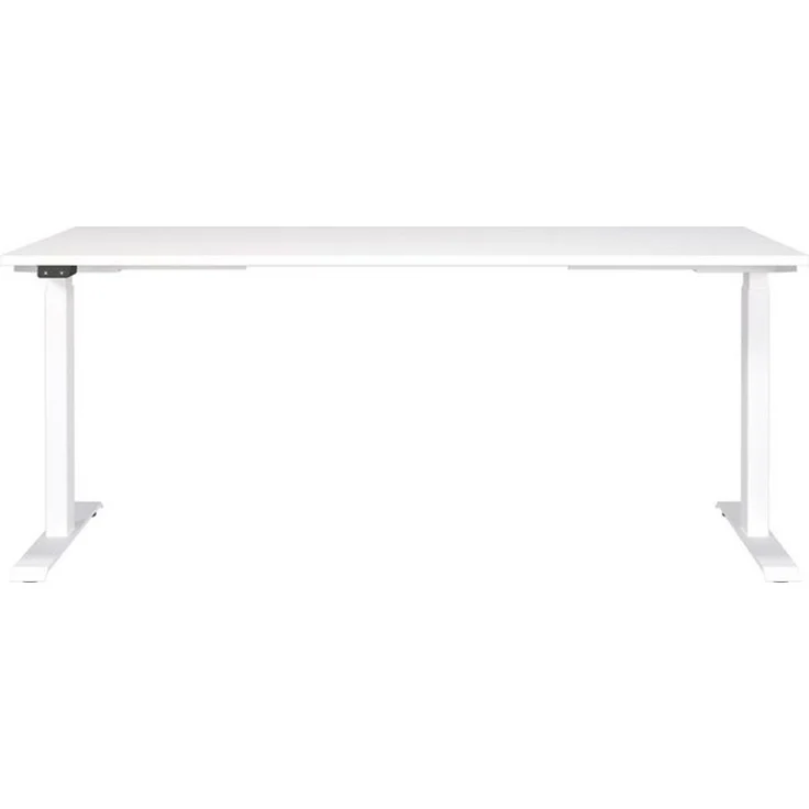 Germania Schreibtisch 7909-84, in Weiß, EL. höhenverstellb, 180 x 120 x 80 cm (BxHxT) – Bild 4