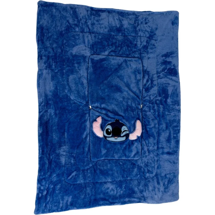 Disney Lilo & Stitch 2-in-1 Kissen und Decke für Kinder 100 × 150 cm – Bild 3