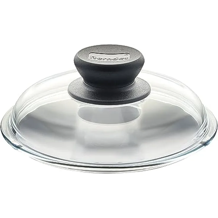 Berndes Gewölbter Glasdeckel mit Kunststoffknauf, Glas, Transparent, Ø 16 cm, 004416
