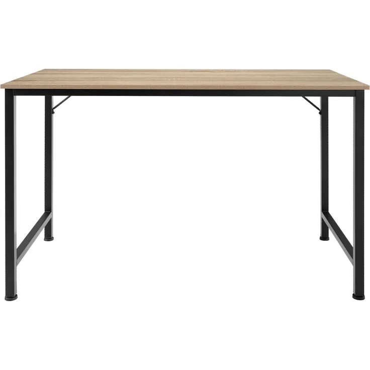 tectake Schreibtisch Schrebitisch (1-St, 1 tlg), Geradliniger Schreibtisch im minimalistischen Industrie-Stil