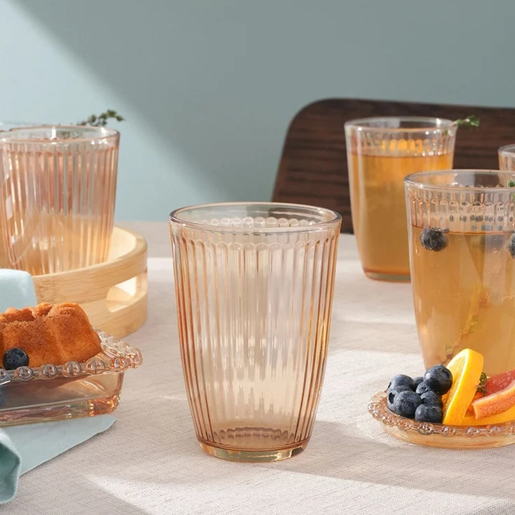 Hermia Concept 'Gorde 6' Gläser-Set (6-teilig), Transparent, 370 ml – Bild 3