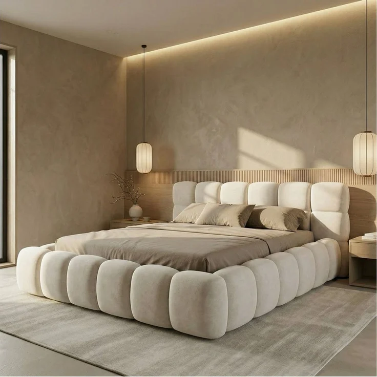 yourhouse24 Polsterbett BOSTON Slim aus Samt, Designer-Bett im Low-Seating Look, Platzsparendes Slim-Format mit großem Bettkasten & 95cm Kopfteil – Bild 2