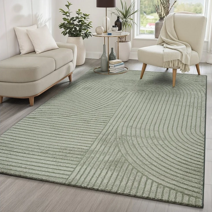 the carpet Teppich Everest, rechteckig, Höhe: 14 mm, moderner Wohnzimmer Teppich hohe Flordichte – Bild 5
