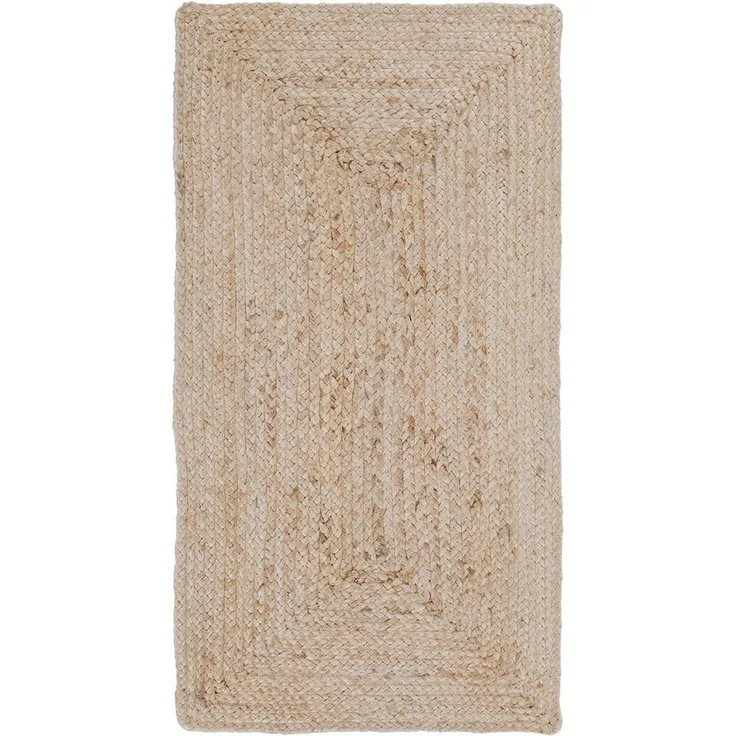 LUXOR living Teppich Salo, rechteckig, Höhe: 6 mm, Juteteppich, handgeflochten, Flecht Design, 100% Naturfaser