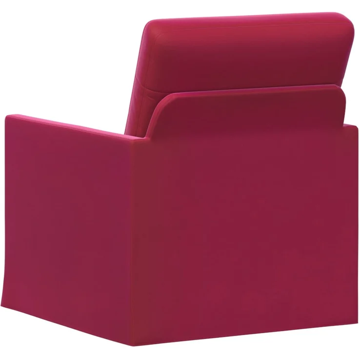 vidaXL Einzelsofa Weinrot 70 x 81 x 82 cm Samt (V) 42041026 – Bild 4