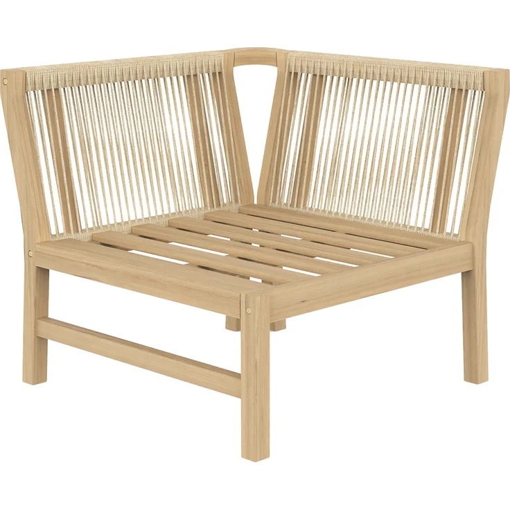 Primaster Gartenmöbel-Set Leros Holz Lounge Set Sitzgruppe Ecksofa Akazienholz – Bild 5