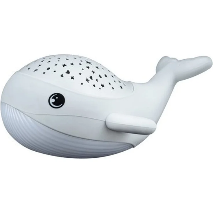 USB-Nachtlicht Sternenhimmel Willy Whale 16 cm Gra – Bild 4