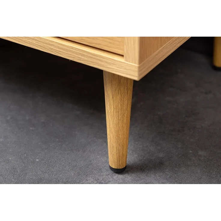riess-ambiente Lowboard VIENNA 120cm natur-Wiener Geflecht, Rattan, Holz-Optik, Stauraum, Boho (Einzelartikel, 1 St), TV-Board mit Kabelöffnung - ideal f. Ess-, Arbeits-, Wohnzimmer & Flur – Bild 8