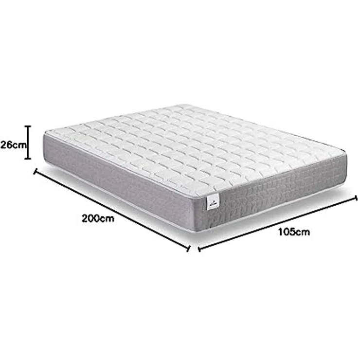 Don descanso DDBERNIA25.105200 Viskoelastische Matratze, Schaumstoff, Höhe ± 26 cm, 105 x 200 cm – Bild 3